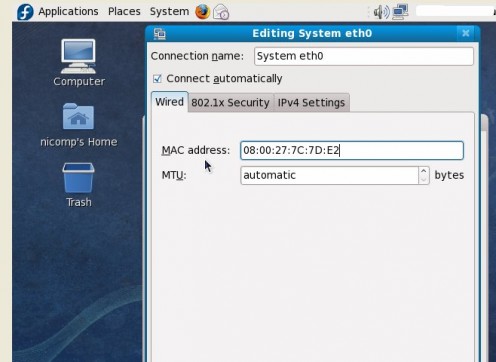 The MAC Address can be spoofed here, but that's another topic for another day.