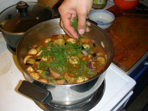 ...add it to the dish