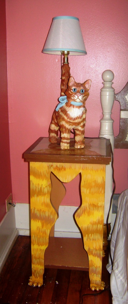 The end table. The end table.