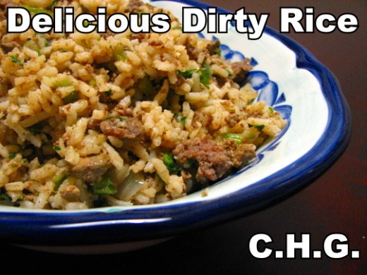 Dirty Rice is so delicious and is served around the Gulf Coast and in the low country of South Carolina. 