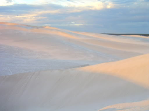 Lancelin's sand dunes, Western Australia.
