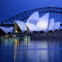 The picturesque Sydney Opera House.