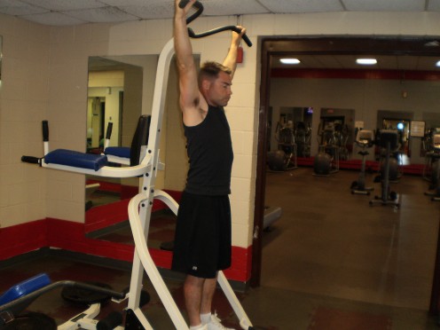 The Hanging Leg Raise start position