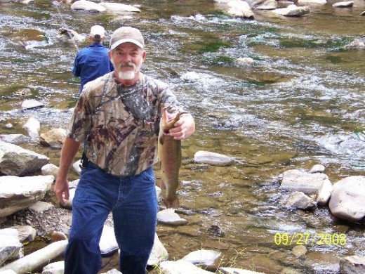 Trout Fishing At River Valley Campground Cherokee NC