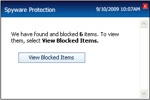 Not sure if this is fake ... this Spware Protection alert kept popping up!
