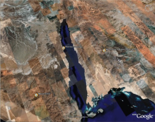 Satellite view of Sinai