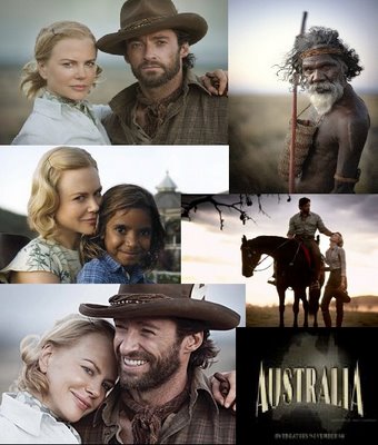 Scene collage from the movie "Australia"