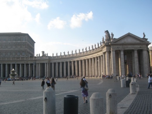 St. Peter's Square designed by Michelangelo
