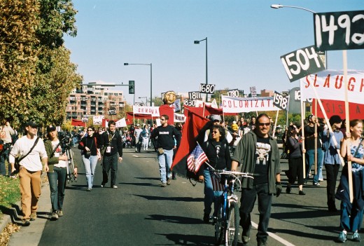 Many Use Columbus Day To Protest And Raise Awareness To Native American Issues