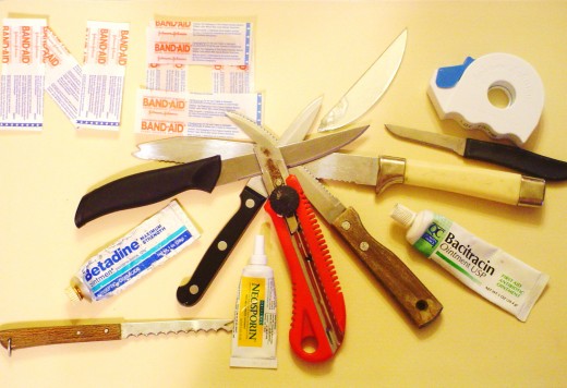 The tools of a trade.... off for a healthier life.