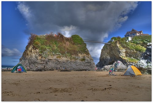 Newuqay Beaches, Cornwall: The Island, Towan Beach.