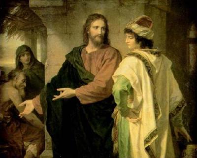 "Christ and the Rich Young Ruler," painting by Heinrich Hofmann