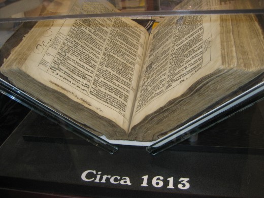 The oldest Bible I've ever seen, circa 1613
