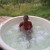 The jaccuzzi just outside the cottage and below are the bushes The jaccuzzi just outside the cottage and below are the bushes