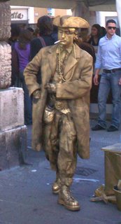 Choc Statue takes five