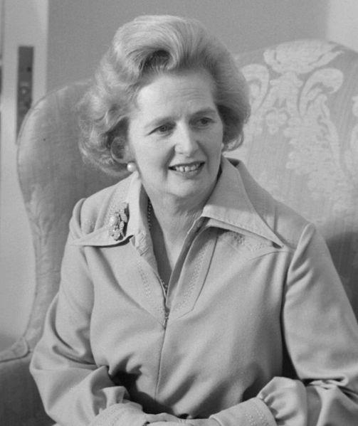 U K Prime Minister Margaret Thatcher 