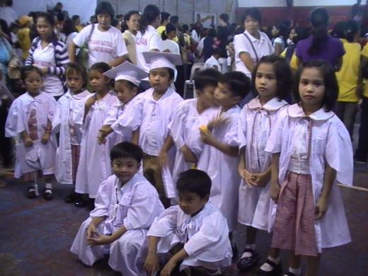The twins during Family Month, September 2009