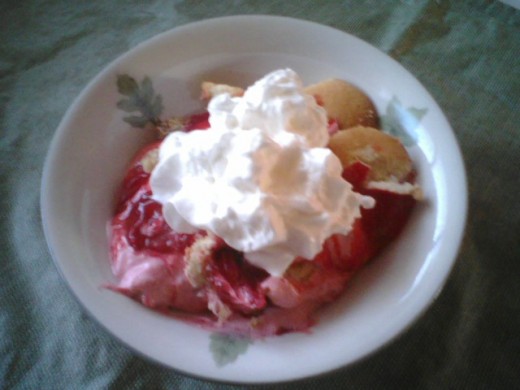 Strawberry cream cheese dessret just a little something I cam e up with off the top of my head. it's quick,easy and simply delicious.