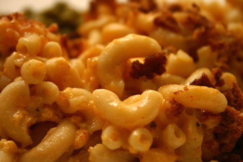 homemade macaroni and cheese