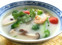 Tom Yum Kung is a classic spicy Thai soup picture courtesy of http://thaifood.about.com/od/oodlesofnoodles/r/tyumnoodles.htm