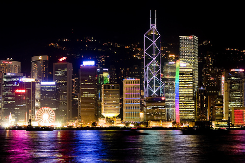 HONG KONG at night