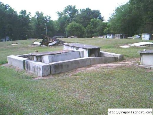Another view of the Cemetery On Boundary Street In New Berry South Carolina. 