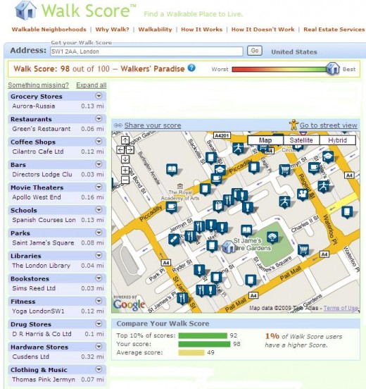 Walkscore