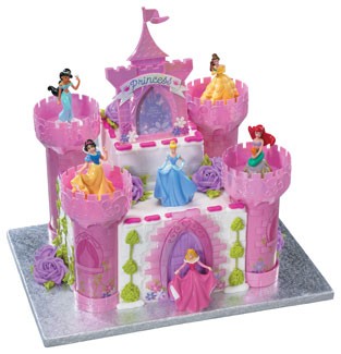 You can actually order a mold to make this castle cake if you're talented.