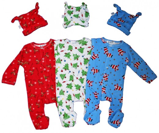 Footie pajamas are great for babies!