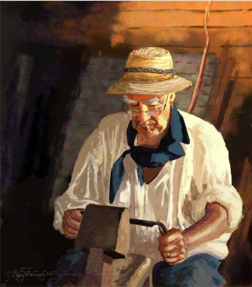 "Woodworker" by Barry Thomas