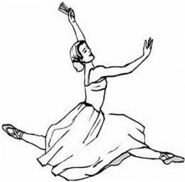 Ballet Dance Kids Coloring Pages Ballerina Free Colouring Pictures to Print