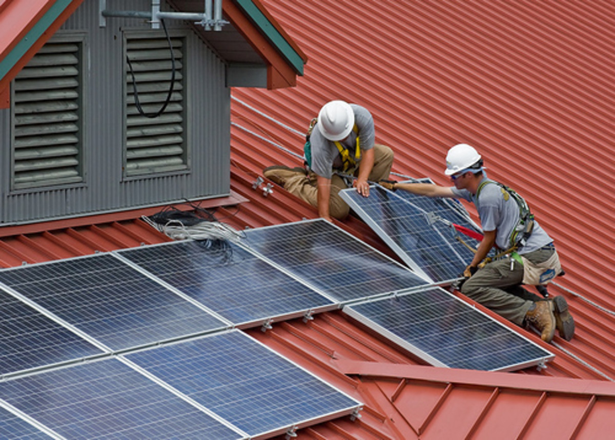 When you lease solar panels, the upfront cost is reduced