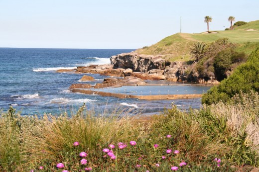 Maroubra seems isolated because of the green headland