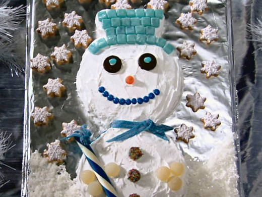 Snowman Cake from Food Network