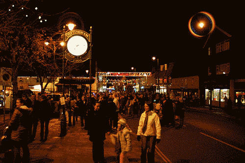 Cottingham christmas lights in years gone by