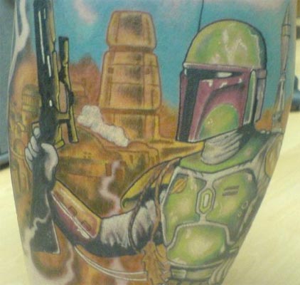 Boba Fett (by Fenton Gilbert, Underground Ink, Thunder Bay)