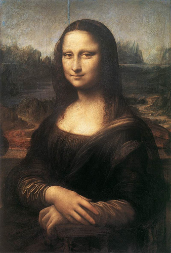 Monalisa, a masterpiece by Leonardo da Vinci