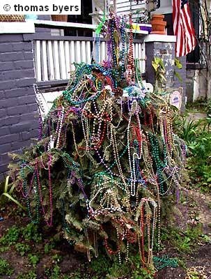 Mardi Gras Bead Tree , We Saw Many Of These 
