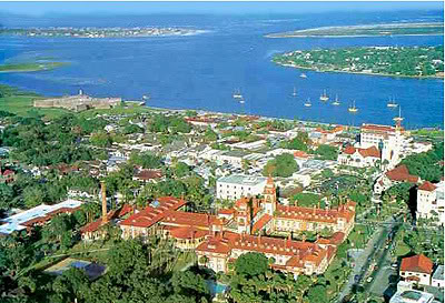 St Augustine Florida From The Air