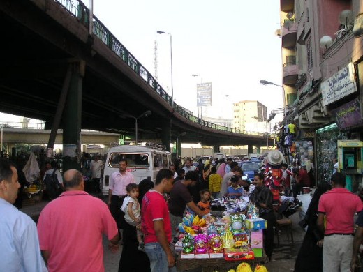 Cairo street market.  Photo by Glendon Caballero