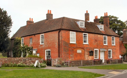 The house where Jane Austen lived and wrote most of her novels