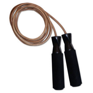 Leather jump ropes for endurance training