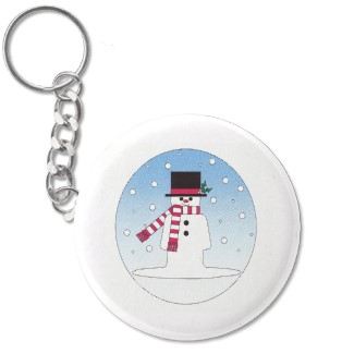 Snowman Keychain