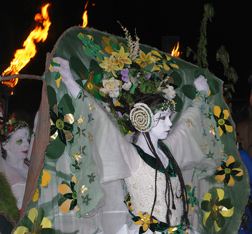 May Queen at Beltane on Carlton Hill, Edinburgh     *Debs* @ flickr