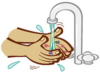 Washing your hands.