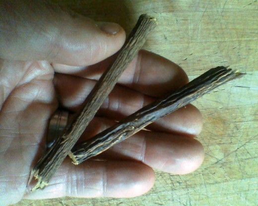 Quitting smoking is bittersweet, just like these licorice roots.