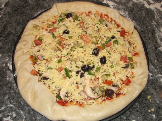 Add your favorite pizza toppings - Image by LeonJane Add your favorite pizza toppings - Image by LeonJane