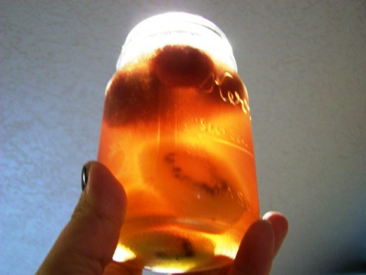 Green Tea Kombucha infused with kiwi and strawberries