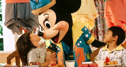 Thanksgiving dinner with Mickey