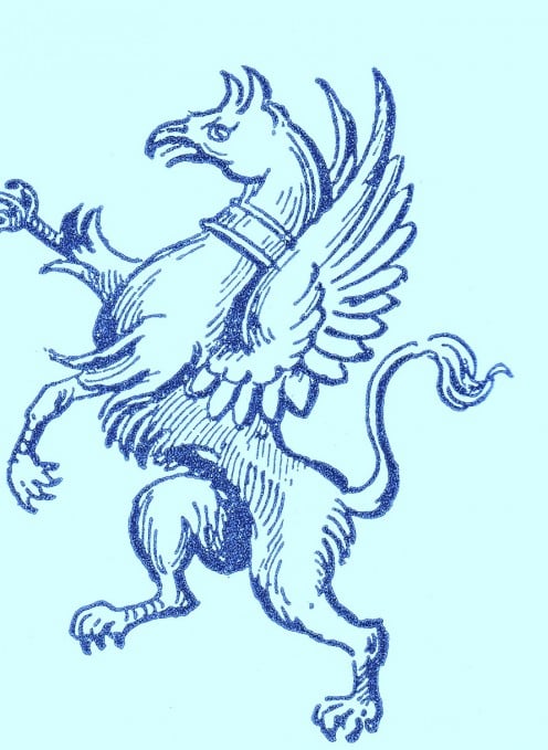The Griffin or Gryphon, had the body of a lion, the head of an eagle.